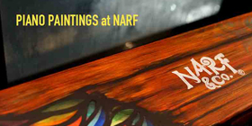 Live paintings on a PIANO